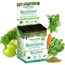 MacroLife Naturals Macro Greens Powder 38 Superfood Probiotic Antioxidant Enzyme & Herbal Suplemento Inmunity Energy Cleanse - Non-GMO Vegan Gluten-Free Dairy-Free (12 Servings)