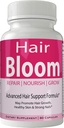 Pelo Bloom Pelo Crecimiento Pills Skin and Nails Suplemento - Advanced Unique Hair Growth Vitamins and Minerals with Biotin - Gluten Free 60 Capsules