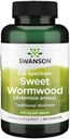 Swanson Sweet Wormwood - May Promote GI Gut Health, Microbial Balance & Digestive Health Support - Herbal Supplement with Artemisininin - (90 Capsules, 425 mg cada uno)
