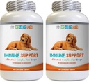k9 Power Immune Dog - Dog Immune Support - Global Health and Wellness Boost - ANTIOXIDANT - Liver Health - Turmeric Curcumin for Dogs - 2 Bottles (120 Treats)