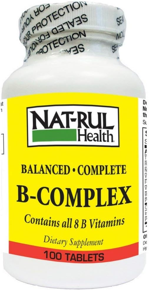 NAT-Rul Vitamina B-Complex Tabletas 100 ea