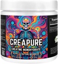 Monohidrato de crema con 50 / 5g Servings - Creapure es 99.99% Monohidrato de crema. Creatina depurada para el crecimiento muscular, la retención y la reparación. Polvo de crematina