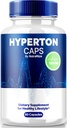 NutraRize Hyperton Capsules, All-Natural y Complejo Fórmula, Suplemento Premium para apoyar la salud y el bienestar generales, revisiones oficiales de Hyper-Ton Pastillas (60 cápsulas)