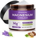 Crema natural de magnesio tópico para el sueño,Loción de magnesio nocturna para el dolor y los calambres de la pierna,Relajación muscular,Calma, Hidratación profunda para el cuidado de la piel.(Lavanda)