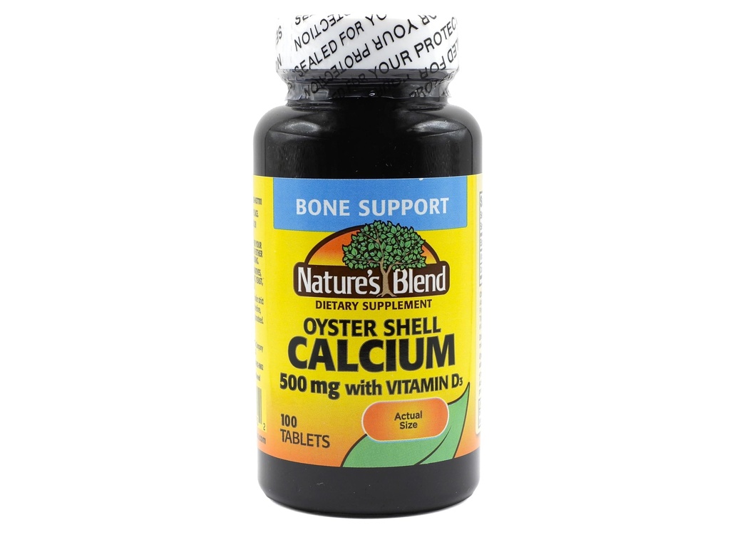 Oyster Shell Calcium with D3 100 Tabs
