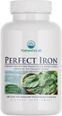 El laboratorio de la naturaleza Perfect Iron 25mg Suplemento dietético - Gentle Non-Constipating Formula - Supports Healthy Red Blood Cells & Energy Levels - 180 Capsules (6 Month Supply)