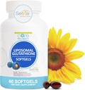 Core Med Science Liposomal Glutathione Suplemento (500mg, 60 Softgels) - Pura Setria Reducida con Complejo de Fosfolípido - Suplemento Antioxidante para la Energía, y la Esquía