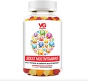 VITA GLOBE Adulto Gummies Multivitamínico – con Vitaminas C, D, E, B6, B12, Folate " Biotin ← Suplemento Multivitamina diario para la energía, Immune Health " Metabolism Support – 60 Gummies (Pack of 1)