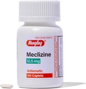 Rugby Meclizine 12.5mg Caplets - Antiemetic Motion Sickness Symptom Relief - 100 Conde