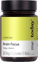 me hoy Suplementos cerebrales para la memoria y el foco en adultos – Vegan Friendly Capsules con Ginkgo & Brahmi para la claridad mental, la memoria y el apoyo cognitivo, 60 Servimientos