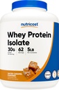 Nutricost Whey Protein Isolate (Salted Caramel, 5LBS)