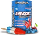 VMI Sports Aminogex Ultra TEN BCAA Powder ANTE Amino Acids + Betaine y Glutamine TENIDO Amino Acid Post Workout Recovery Bebida ← Intra Workout Bebida con electrolitos TENIDO (30 Servimientos) (Patriot Pop)