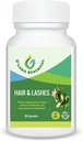 Hair Lashes Skin Nails Supplement to Promote Full Hair Glowing Skin Lash Enhancement and Strong Nails GMP Certified with Biotin Collagen Niacin Zinc Vitamin A C & D3 60 Capsules O’Lana Essential