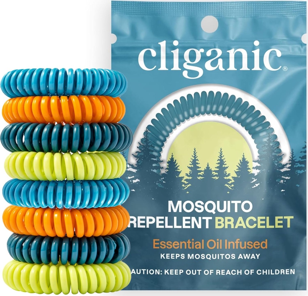 Pulseras Repelentes Mosquito para Adultos &amp; Niños - Bandas Gratuitas Naturales DEET, Mosquito