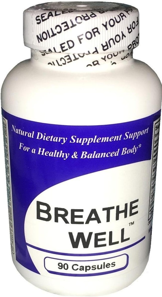 Breathe Well (100 cápsulas) - Concentrated herbal Blend - Suplemento dietético