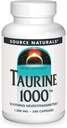 Fuente Naturales Taurina, Soothing Neurotransmitter*, 1000mg - 240 cápsulas