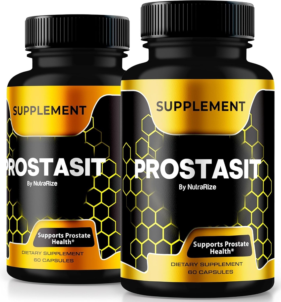 (2 Pack) Prostasit Capsules, All Natural Premium Formula to Support Prostate Heath, Suplemento Oficial de Salud y Bienestar, Prosta Sit Pastillas Reseñas (120 cápsulas)