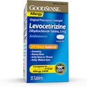 Good Sense Levocetirizine Dihidrochloride Tablets, Antihistamine, 5 mg, 35 Count (Pack of 1)