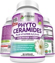 Fitocerámides - 3 meses de suministro - Más vitaminas de la piel A,C,D &amp; E para la reparación de la piel " Rejuvenecimiento - Anti envejecimiento Powerhouse para líneas finas reducidas " arrugas por cuidado de salud fresco
