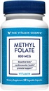 El metalfolato de vitamina Shoppe para la salud de las mujeres - Apoyo prenatal " Desarrollo del bebé - 800 MCG (60 cápsulas vegetales)
