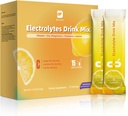 Electrolyte Powder Recovery Drink Mix ← Sugar-Free Electrolyte Powder Packets Suplemento con Potassium Zinc &amp; Magnesium for Hydration - Keto Electrolytes, Non-GMO &amp; Sugar-Free - 15 Stick