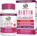MaryRuth Orgánicas Biotina Gummies ← Sugar Gratis ← Vegan Silencio No-GMO Silencio 2,500 mcg Biotina Suplemento Silencio Esquí y uñas Vitaminas Silencio para el Crecimiento del Pelo Vitaminas Silenciosos Crecimiento del Pelo Suplemento tención 60 Con