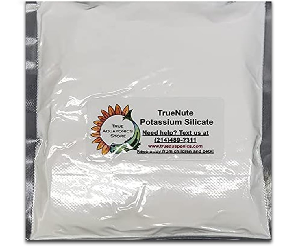 TrueNute Potassium Silicate in 64 Oz Packs, para Aquaponics, Hydroponics, Soil Drench y Foliar Spray to Correct Potassium and Silicate Deficiencies and Help with Heat and Drought Stress