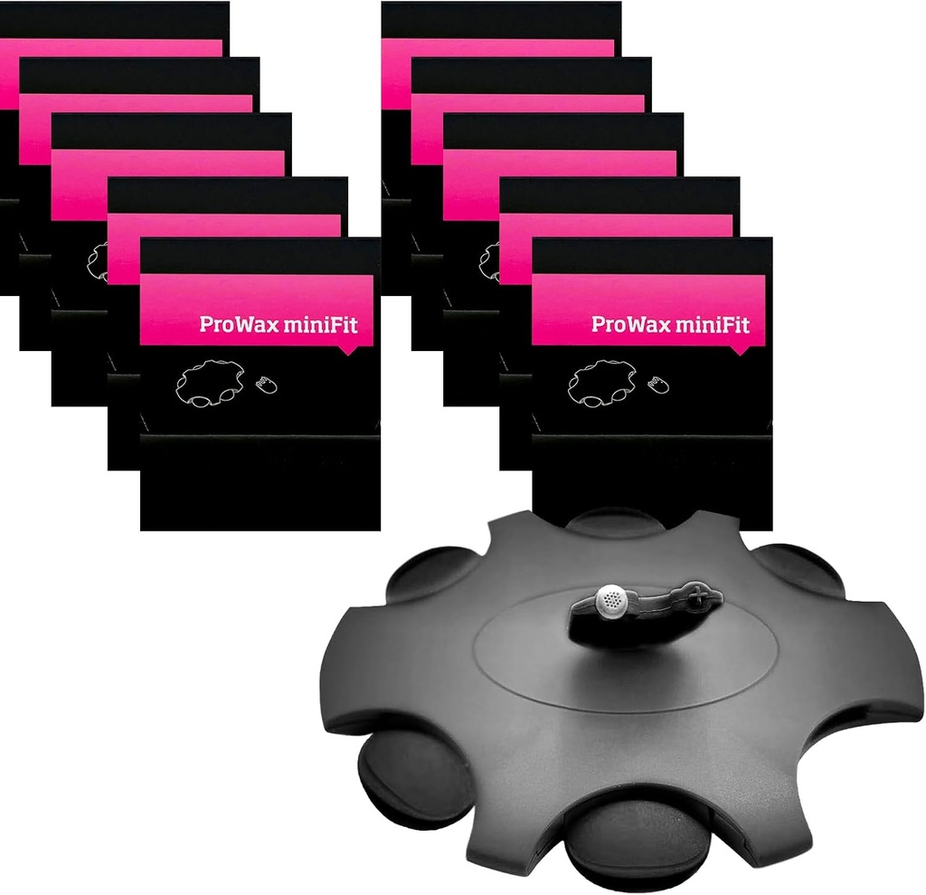 (60 Pcs) Minifit Prowax Wax Guards Filtros para Oticon Hearing Aids,Oticon Minifit Hearing Aids Replacement Parts Supplies Kit de limpieza Accesorios(10 Packs)