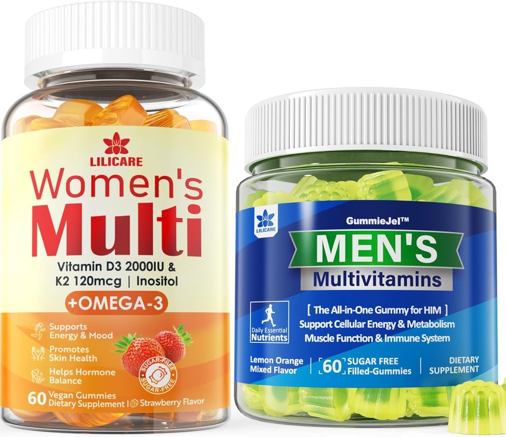 Mens Multivitamins Gummies &amp; Womens Multivitamin Gummies