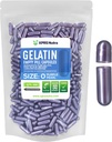 XPRS Nutra Size 0 Empty Capsules - 500 Count Empty Gelatin Capsules - Pills DIY Capsule Filling - Pure Bovine Pill Gel Caps for Do-It-youself Supplements (Pearl Purple)