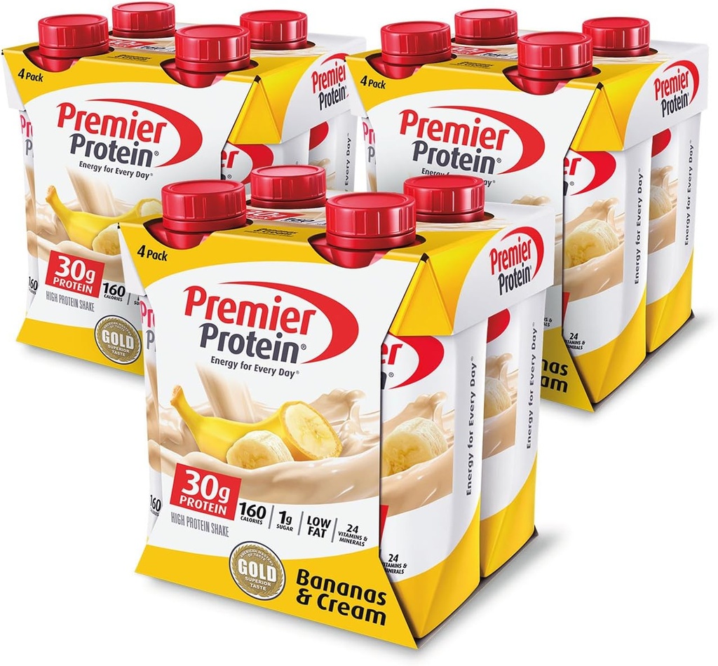 Premier Protein 30g Protein Shake, Banana, 12 Conde