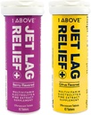 1ABOVE Jet Lag Relief Effervescent Multivitamin with Pycnogenol Travel Supplement for Hydration, Energy, Immune Support - Flight Essential - Bundle Citrus 10ct & Berry 10ct