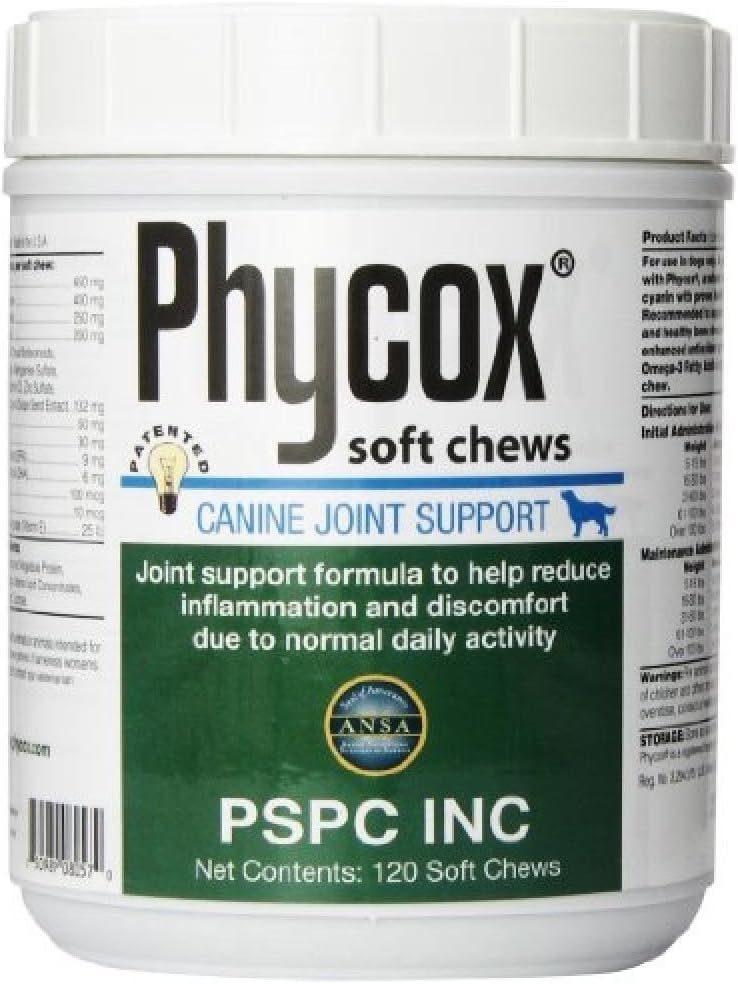 Vitaminas &amp; Suplementos PhyCox Soft Chews, 120 ct, Nuevo