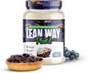 Musclesport Lean Way Plant Protein - Pea Protein y Brown Rice Protein Blend, con CLA, MCT y L-Carnitine - 20 Servings (Blueberry Cobbler)
