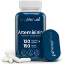 LongLifeNutri Artemisininin 150mg - Extracted from Sweet Wormwood, 120 Vegetarian Capsules, Organic Artemisia Annua Supplement for Daily Detox, 4-Months Supply, GMP Certified, Made in USA