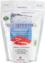 Biopharma Scientific Nanogreens+Probiotic: Greens Superfood Fruit & Vegetable Powder Smoothie Mix " 5 Billion Probiotics for Digestive Health with Spirulina, Chlorella, Strawberry Flavor, 30 Servings