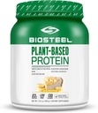 BioSteel Elite Recuperación de base vegetal Vegan Proteína con Brown Rice Protein, Pea Protein y Hemp Protein, Banana Cream Pie Flavor, 14 Servimientos, Sin gluten