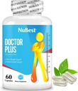 NuBest Doctor Plus con calcio, vitamina D3, vitamina K2 (MK7), cápsulas de magnesio para la fuerza ósea, huesos saludables, inmunidad, calcium Max Absorción para la edad 10+  60 cápsulas