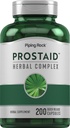 Piping Rock suplemento de próstata para hombres ¦ 200 cápsulas ¦ ProstAid Herbal Complex Extract with Saw Palmetto, Pygeum, Stinginging Nettle ← Non-GMO, Gluten Free