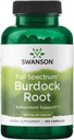 Swanson Burdock Root Kidney &amp; Liver Support - Detox Skin ayuda a eliminar las toxinas del cuerpo - Soportar bien el ser y el sistema de inmunología saludable - Herbal Antioxidante Suplemento (460 mg 100 cápsulas)