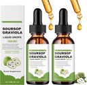 Naturesoursours Pure Organic Soursop Extract,Soursop Oil Organic for Cancer,Soursop Bitters Liquid,Soursop Graviola Liquid Drops 1800mg, Herbal Goodness, Natural Flavor (2)