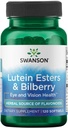 Swanson Lutein &amp; Bilberry 6/20 Milligrams 120 Sgels