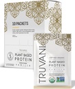 Truvani Vegan Pea Protein Powder Silencio Vanilla Silencio 20g Orgánica Planta Basada Proteína Silencio Única Serving Travel Packets Silencio 10 Servings  Keto ← Gluten &amp; Dairy Free TEN Low Carb Silencio No Añadido Sugar