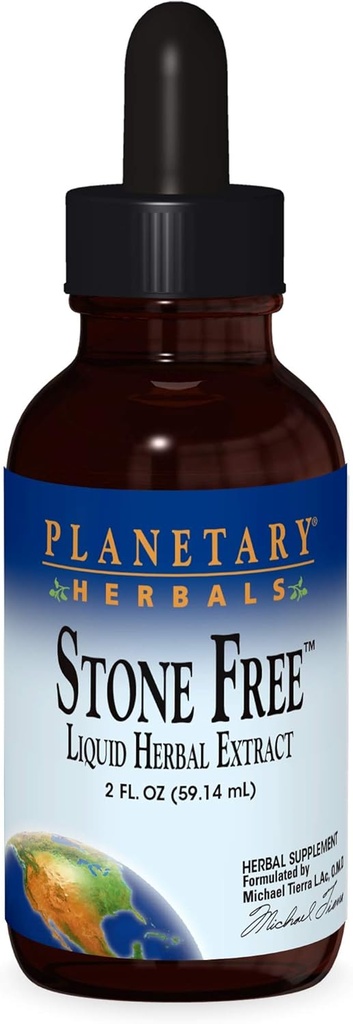 Herbals planetarios Stone Free Liquid Extract Suplemento - 4 oz