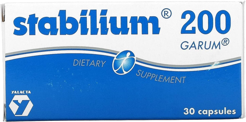 Nutricology Stabilium 200 - Natural Sleep Aids for Adults, Stress Relief Supplements, Sleep Support, Fish Oil, Vitamina A, Vitamina B6, Sleeping Pills - 30 Count