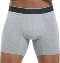Hombres lavados Incontinencia impermeable ropa interior Leak Protection Instant Absorbency 60 ML Boxer Briefs (Gray L)