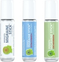Migraine Stick Super Bundle con Original, Extra Strength y Magnesium Migraine Sticks.