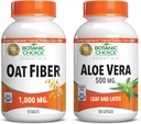 Botanic Choice - Oat &amp; Aloe Vera: Fibra Dietaria &amp; Salud Digestiva Suplemento Bundle