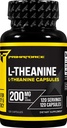 Primaforce L-Theanine Capsules (120 Capsules, 200mg L-Theanine Por Serving) - Suplemento Theanine Amino Acid