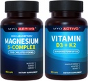Complejo de magnesio 5 en-1 y vitamina D3 K2